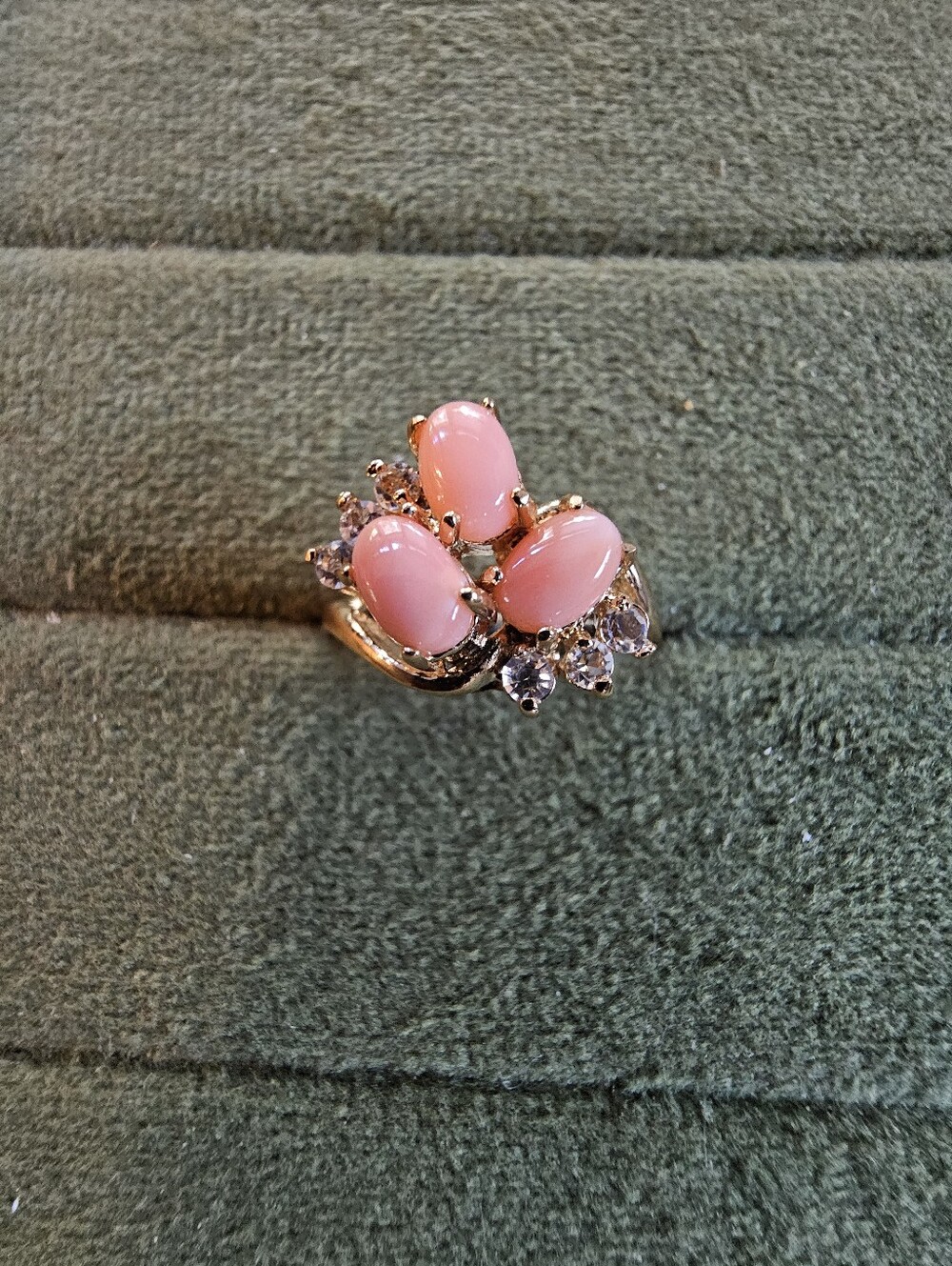 Vintage 18k Gold Plated Ring Size 6